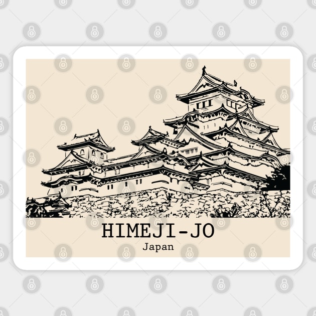 Himeji-jo - Japan Magnet by Lakeric